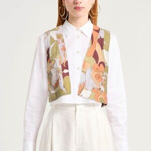NWOT Antik Batik Cotton Vest XS/36